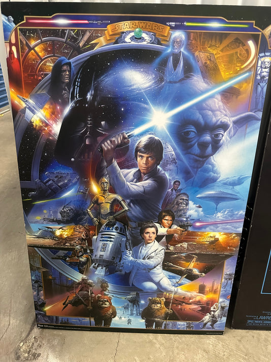 4 Vintage Star Wars Posters